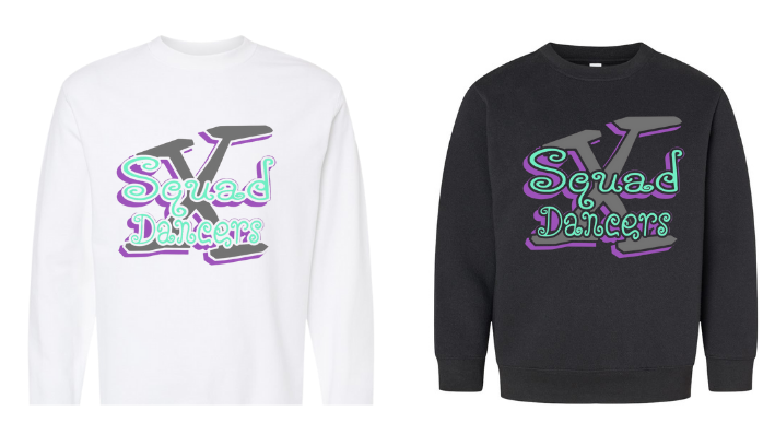 ADULT Crew Neck Sweatshirt multi color logo